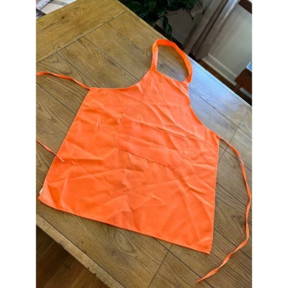 Orange Adult Apron - Picture 1 of 6